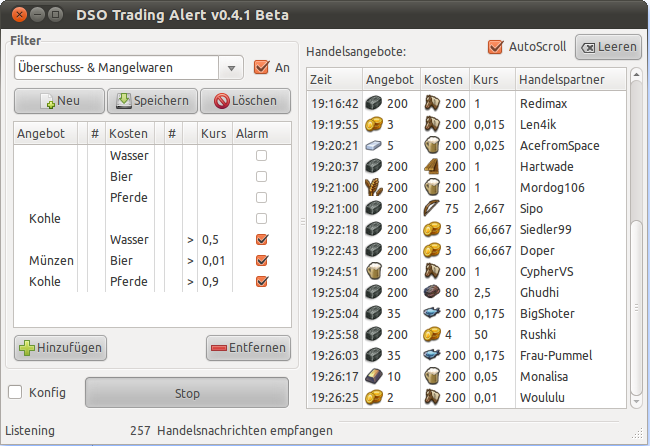 Die Siedler Online Trading
Alert